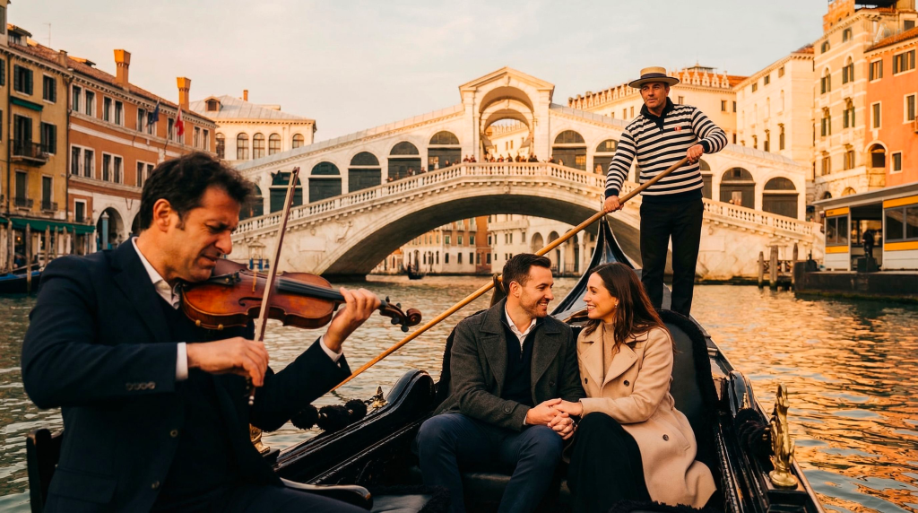 UbiSertenade gondola with live music
